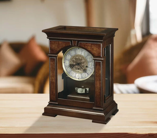 Howard Miller Emporia Mantel Clock,Key-Wound, Single-Chime Movement