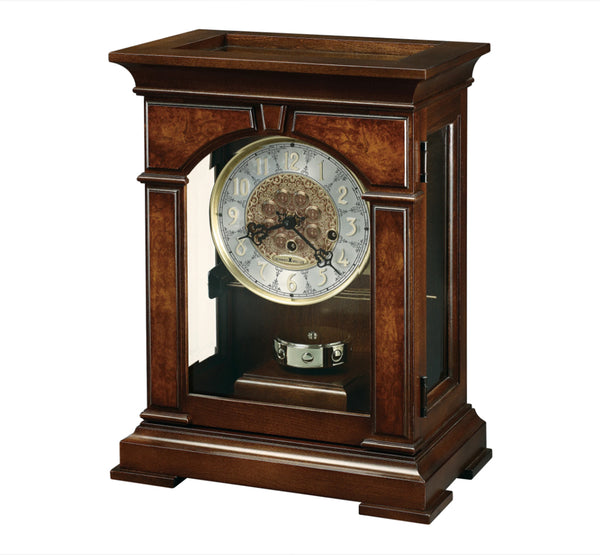 Howard Miller Emporia Mantel Clock,Key-Wound, Single-Chime Movement