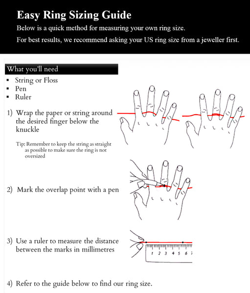 How to measure ring size
