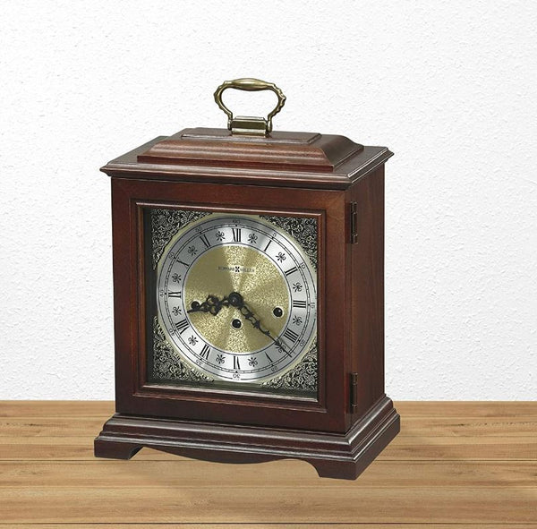 Howard Miller Graham Bracket Mantel Clock,Key-Wound, Single-Chime Movement