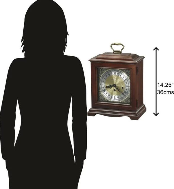 Howard Miller Graham Bracket Mantel Clock,Key-Wound, Single-Chime Movement