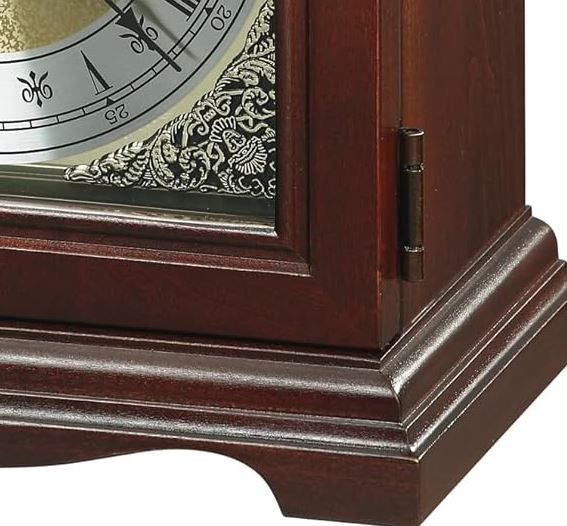 Howard Miller Graham Bracket Mantel Clock,Key-Wound, Single-Chime Movement