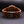 Classic Engraved Mens Dark Wood Watch With Blue Face