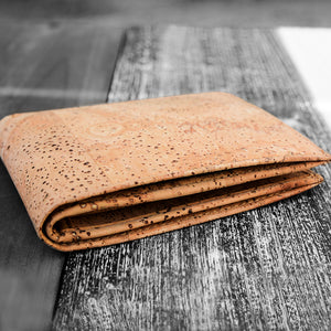 Vegan Cork Wallet, Sustainable Eco friendly gift, Vegan Wallet, Husband Gift, Cork Wallet, Boyfriend Gift, Girlfriend Gif
